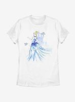 Disney Cinderella Watercolor Womens T-Shirt