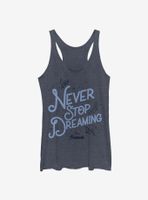 Disney Cinderella Never Stop Dreaming Womens Tank Top