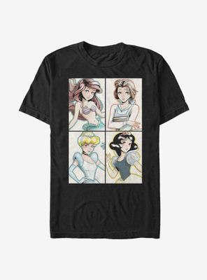 Disney Princesses Anime T-Shirt