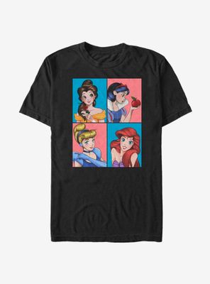 Disney Princesses Anime Art T-Shirt