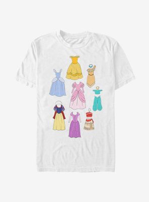 Disney Princesses Sketchbook Outfits T-Shirt