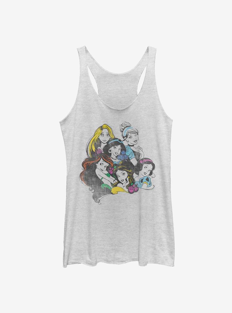 Disney Princesses Dreaming Womens Tank Top