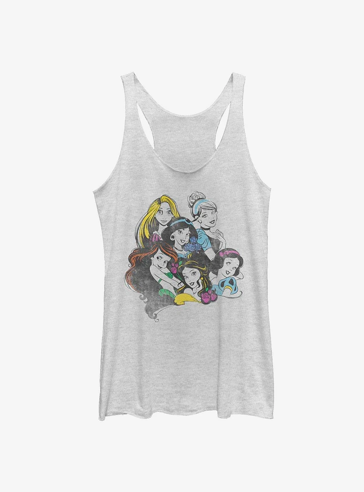 Disney Princesses Dreaming Womens Tank Top