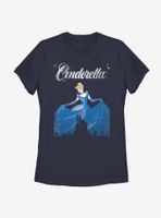 Disney Cinderella Castle Silhouette Womens T-Shirt