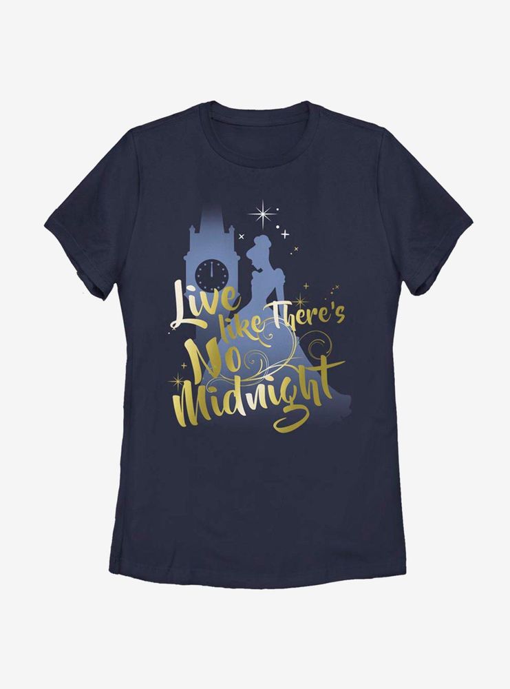 Disney Cinderella No Midnight Womens T-Shirt