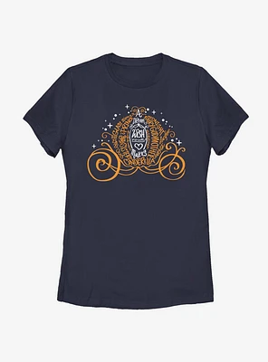 Disney Cinderella Pumpkin Script Womens T-Shirt