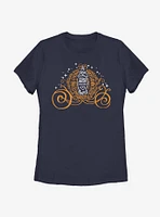 Disney Cinderella Pumpkin Script Womens T-Shirt