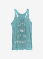 Disney Cinderella Stay Up 'Til Midnight Womens Tank Top