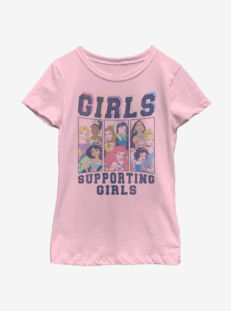 Disney Princesses Girls Supporting Youth T-Shirt