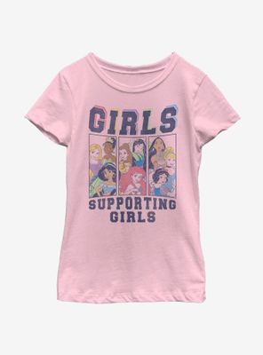Disney Princesses Girls Supporting Youth T-Shirt