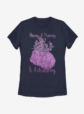 Disney Princesses Exhausted Womens T-Shirt