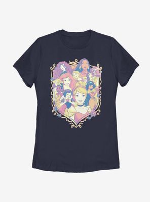 Disney Princesses Royal Shield Womens T-Shirt