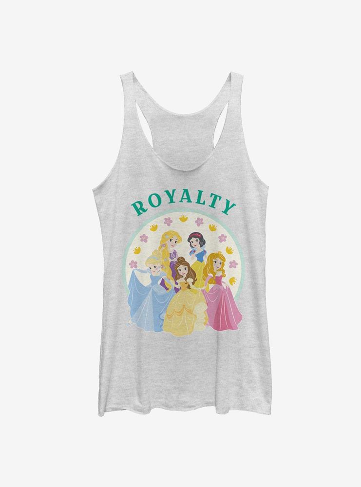 Disney Princesses Chibi Princess Royalty Womens Tank Top