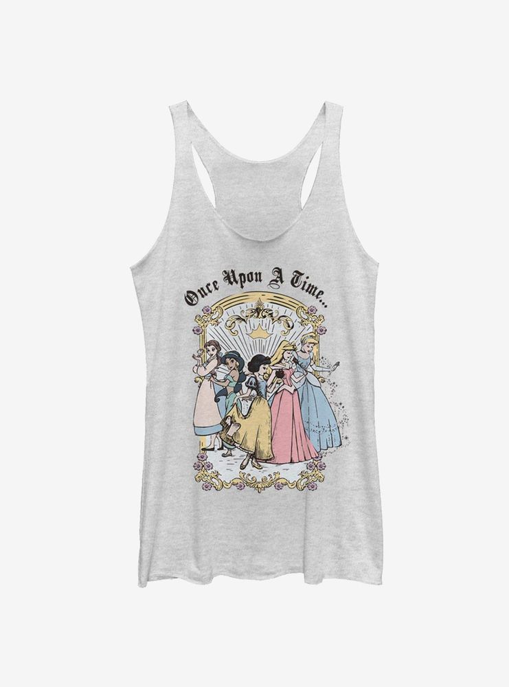 Disney Princesses Vintage Princess Group Womens Tank Top