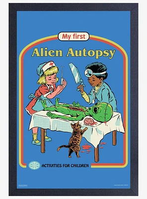 Alien Autopsy Framed Print By Steven Rhodes