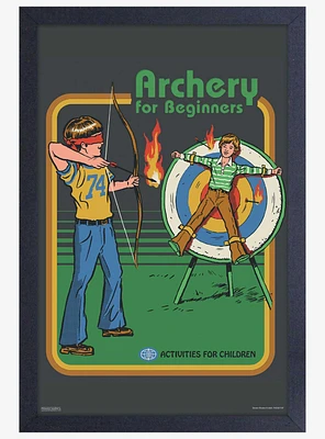 Archery For Beginners Framed Print By Steven Rhodes