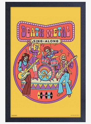 Death Metal Framed Print By Steven Rhodes