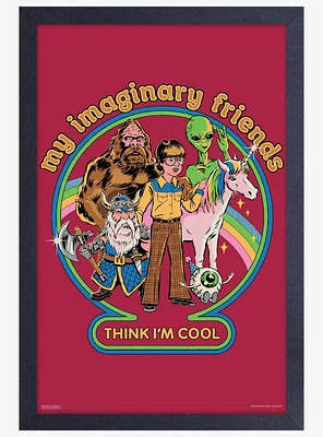 Imaginary Friends Framed Poster By Steven Rhodes