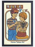 Rainy Day Fun Framed Print By Steven Rhodes