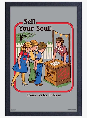 Sell Your Soul Framed Poster By Steven Rhodes