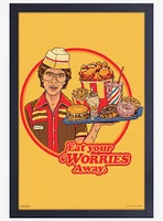 Worries Away Framed Print By Steven Rhodes