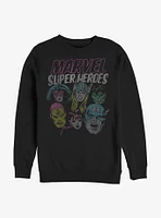 Marvel Avengers Grunge Heroes Sweatshirt