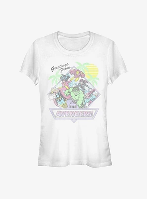 Marvel Avengers Vacay Girls T-Shirt