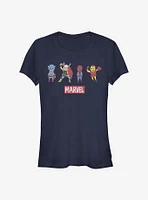 Marvel Avengers Pop Art Group Girls T-Shirt