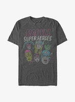 Marvel Avengers Grunge Heroes T-Shirt