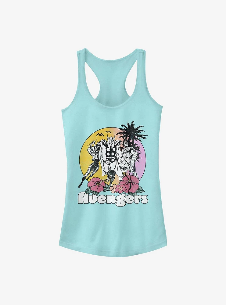 Marvel Avengers Tropical Beach Girls Tank