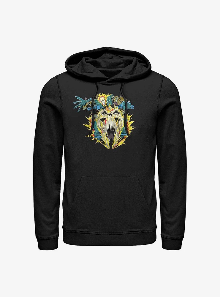 Marvel Ghost Rider Flames Hoodie