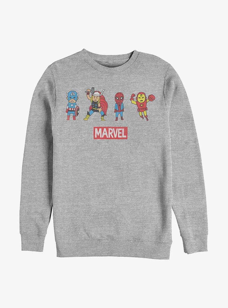 Marvel Avengers Pop Art Group Sweatshirt