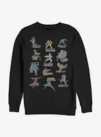 Marvel Avengers Character Chart Sweatshirt