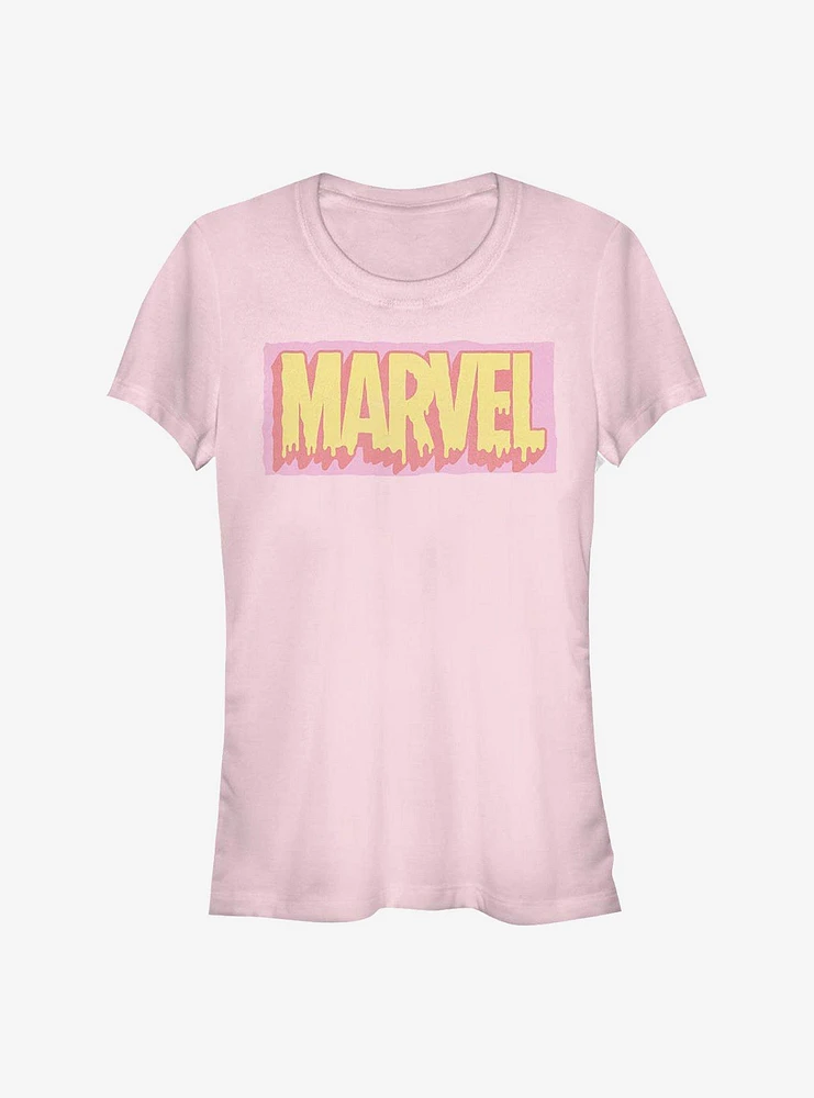 Marvel Logo Drip Girls T-Shirt