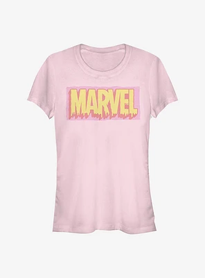Marvel Logo Drip Girls T-Shirt