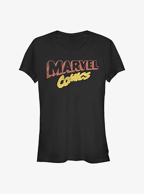 Marvel Comics Retro Logo Girls T-Shirt
