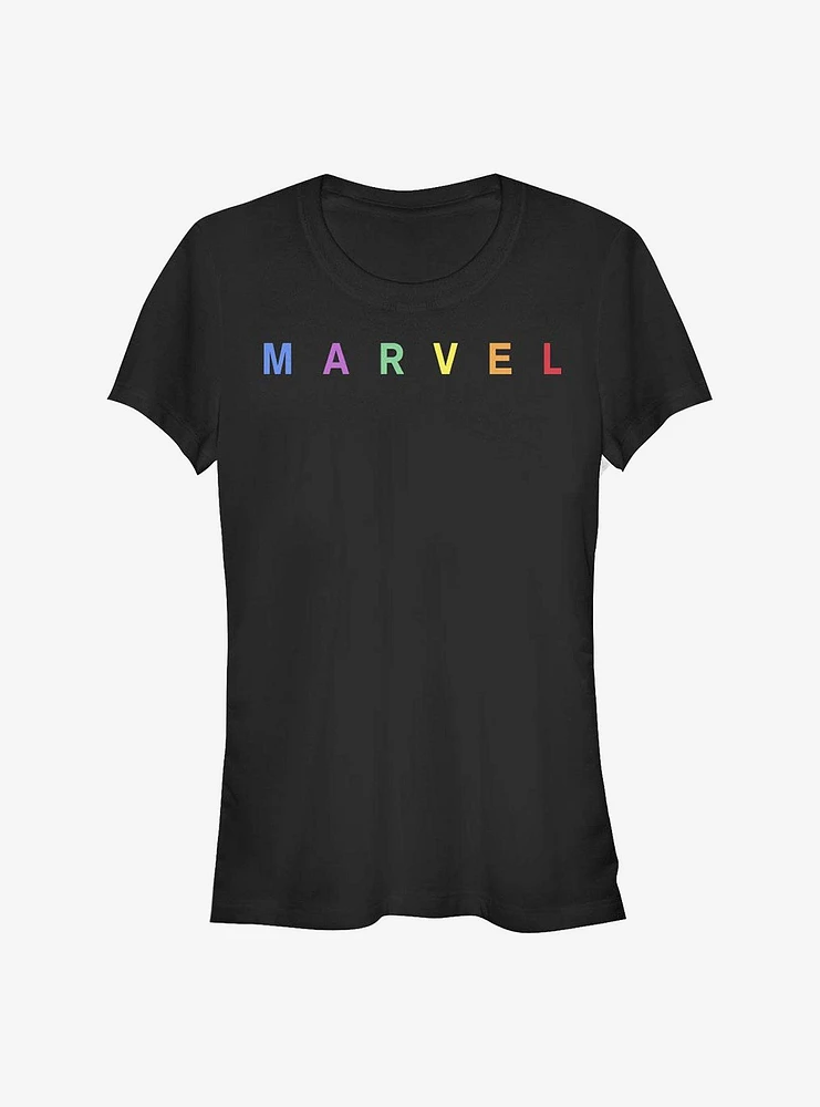 Marvel Simple Logo Emblem Girls T-Shirt