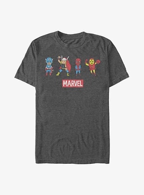 Marvel Avengers Pop Art Group T-Shirt