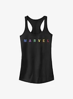 Marvel Simple Logo Emblem Girls Tank