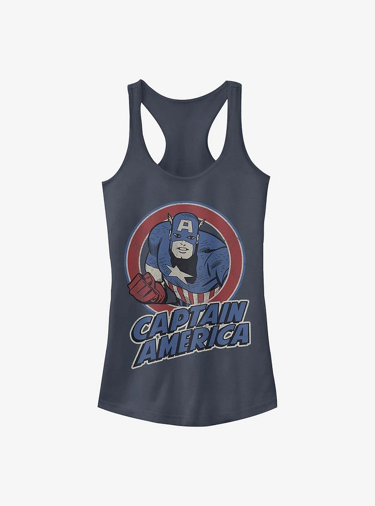 Marvel Captain America Thrifted Girls Tank