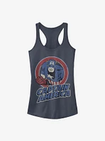 Marvel Captain America Thrifted Girls Tank