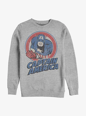 Marvel Captain America Thrifted Sweatshirt