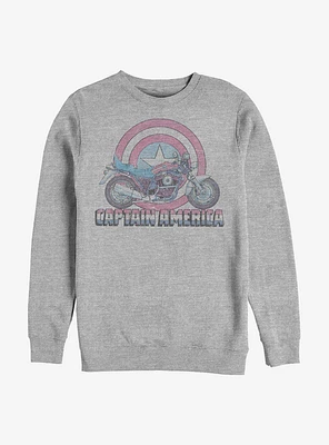 Marvel Captain America Caps Moto Sweatshirt