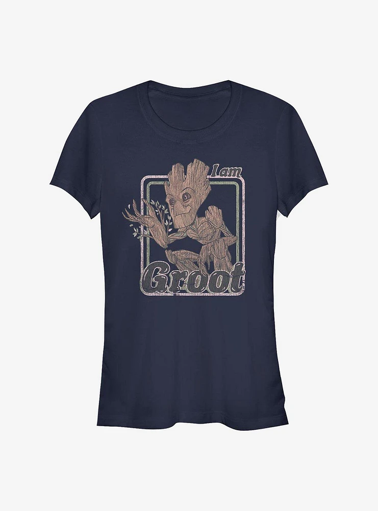 Marvel Guardians Of The Galaxy Thrifted Groot Girls T-Shirt