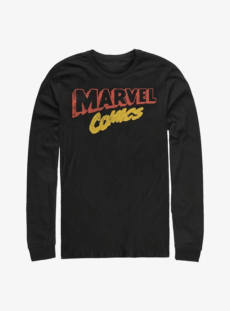 Marvel Comics Retro Logo Long-Sleeve T-Shirt