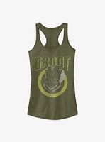 Marvel Guardians Of The Galaxy Grunge Groot Girls Tank