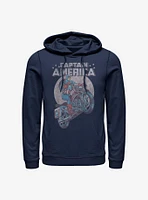 Marvel Captain America Motorcycle Hoodie