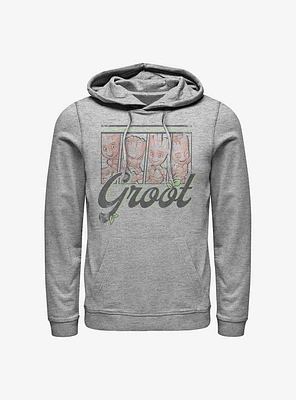 Marvel Guardians Of The Galaxy Four Panel Groot Hoodie