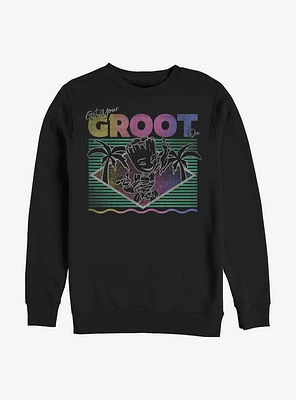 Marvel Guardians Of The Galaxy Vacay Groot Sweatshirt