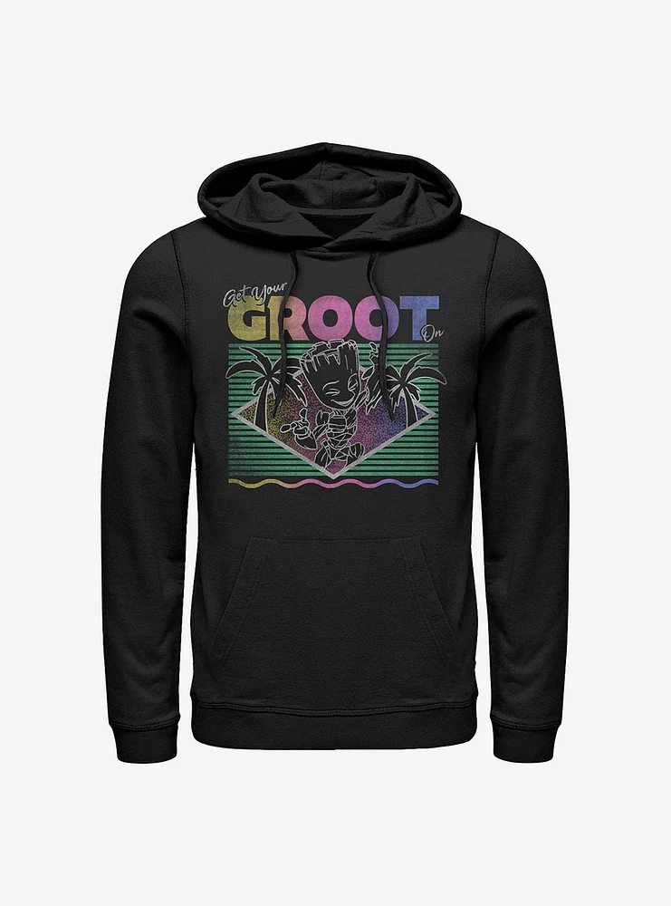 Marvel Guardians Of The Galaxy Vacay Groot Hoodie